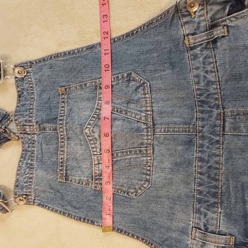 Designed By Special A In La Distressed Straight Leg Womens Overalls Size M - Picture 7 of 16
